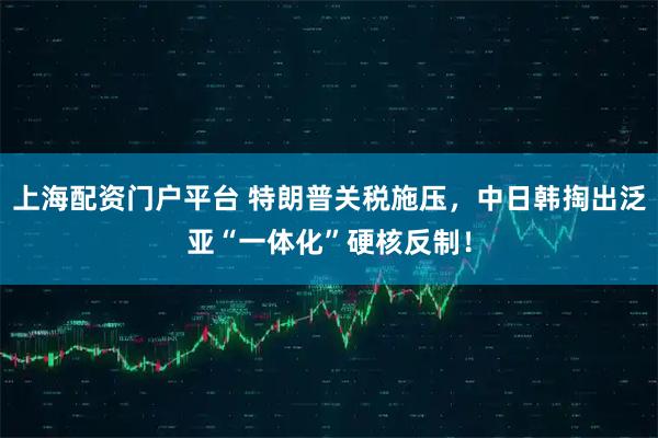 上海配资门户平台 特朗普关税施压，中日韩掏出泛亚“一体化”硬核反制！
