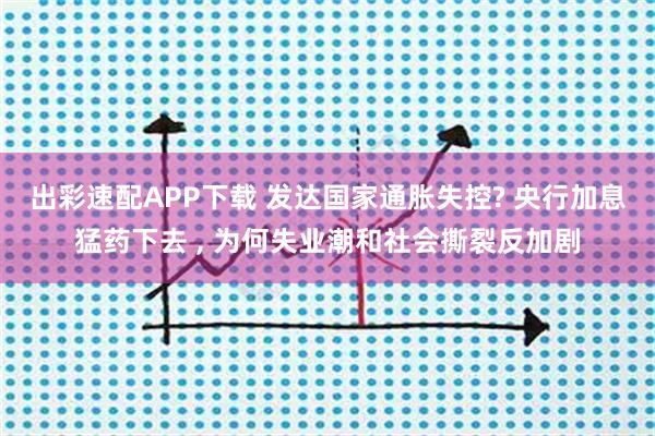 出彩速配APP下载 发达国家通胀失控? 央行加息猛药下去 , 为何失业潮和社会撕裂反加剧